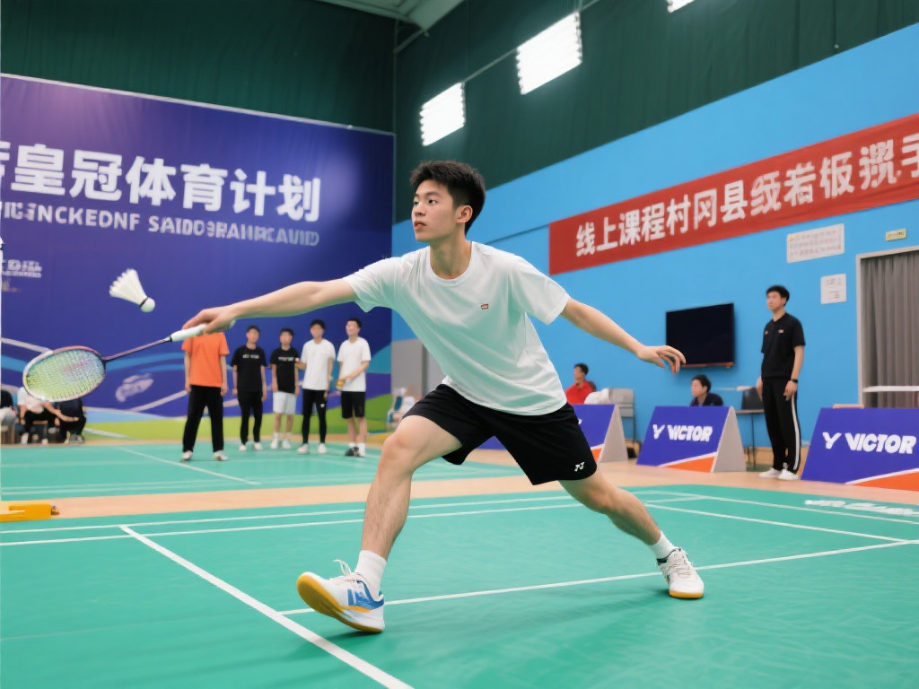 以小张为例，他来自一个偏远县城，过去想学习羽毛球却