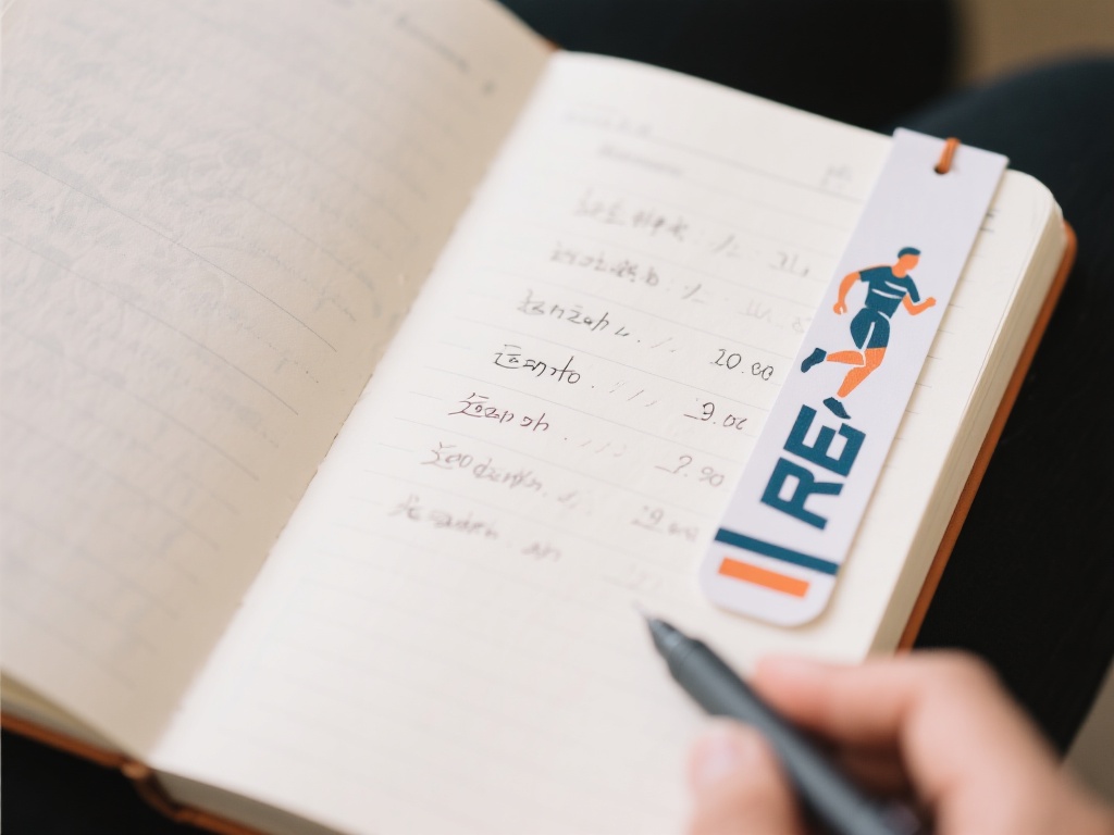 运动日记：用纸笔记录每次运动的感受和数据，简单而充