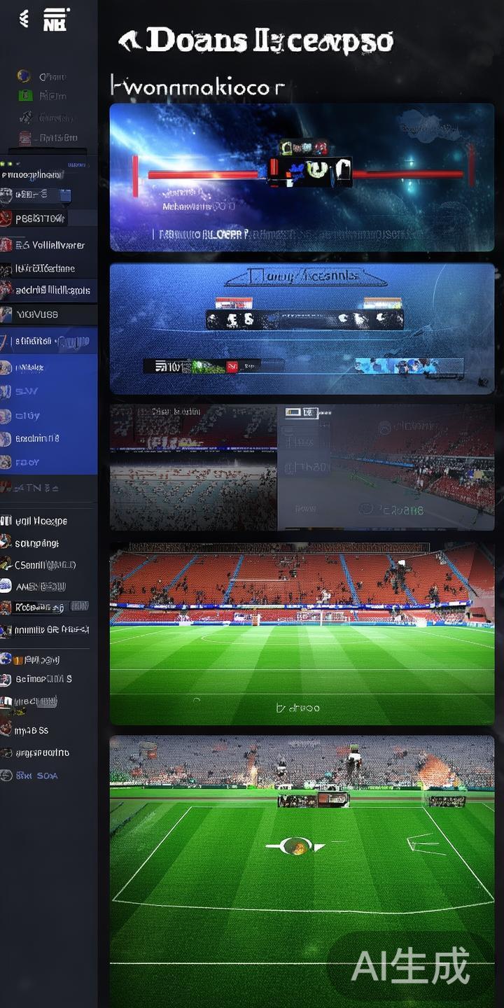 点击“体育赛事”栏目，即可浏览当前进行中的各类体育